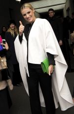 MICHELLE HUNZIKER at Emporio Armani Fashion Show at MFW in Milan 02/25/2018