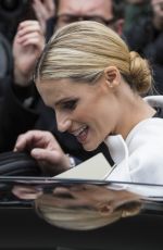 MICHELLE HUNZIKER at Emporio Armani Fashion Show at MFW in Milan 02/25/2018