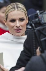 MICHELLE HUNZIKER at Emporio Armani Fashion Show at MFW in Milan 02/25/2018