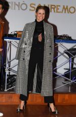 MICHELLE HUNZIKER at Press Party at 68 Sanremo Festival 02/04/2018