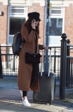 MICHELLE KEEGAN Arrives Back at Her Home in Essex 02/12/2018