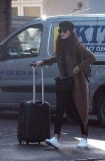 MICHELLE KEEGAN Arrives Back at Her Home in Essex 02/12/2018