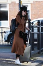 MICHELLE KEEGAN Arrives Back at Her Home in Essex 02/12/2018