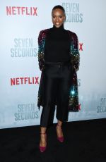 MICHELLE MITCHENOR at Seven Seconds Premiere in Los Angeles 02/23/2018