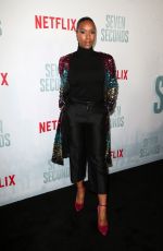 MICHELLE MITCHENOR at Seven Seconds Premiere in Los Angeles 02/23/2018
