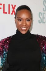 MICHELLE MITCHENOR at Seven Seconds Premiere in Los Angeles 02/23/2018