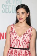 MICHELLE VEINTIMILLA at Seven Seconds Premiere in Los Angeles 02/23/2018