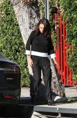 MILA KUNIS Arrives at a Chocolate Bar in Los Angeles 02/08/2018