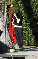 MILA KUNIS Arrives at a Chocolate Bar in Los Angeles 02/08/2018