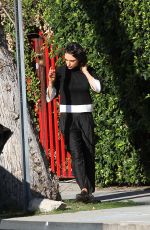 MILA KUNIS Arrives at a Chocolate Bar in Los Angeles 02/08/2018