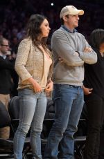 MILA KUNIS at LA Lakers Game 02/15/2018