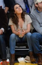 MILA KUNIS at LA Lakers Game 02/15/2018