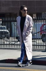 MILA KUNIS Leaves Hair Salon in Los Angeles 02/23/2018