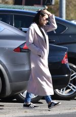 MILA KUNIS Leaves Hair Salon in Los Angeles 02/23/2018