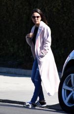 MILA KUNIS Leaves Hair Salon in Los Angeles 02/23/2018