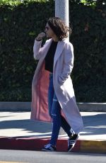 MILA KUNIS Leaves Hair Salon in Los Angeles 02/23/2018
