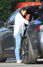 MILA KUNIS Out and About in Los Angeles 02/12/2018