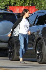 MILA KUNIS Out in Los Angeles 01/31/2018