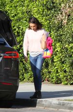 MILA KUNIS Out in Los Angeles 02/19/2018