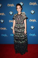 MILANA VAYNTRUB at 2018 Directors Guild Awards in Los Angeles 02/03/2018
