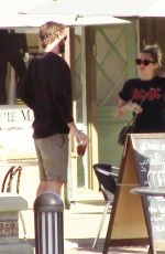 MILEY CYRUS and Liam Hemsworth Out for Lunch in Malibu 02/09/2018