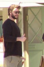 MILEY CYRUS and Liam Hemsworth Out for Lunch in Malibu 02/09/2018