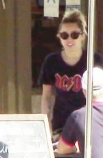 MILEY CYRUS and Liam Hemsworth Out for Lunch in Malibu 02/09/2018