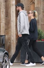 MILEY CYRUS and Liam Hemsworth Out Shopping in Malibu 02/10/2018