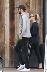 MILEY CYRUS and Liam Hemsworth Out Shopping in Malibu 02/10/2018