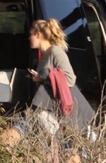 MILEY CYRUS Leaves a Beach in Malibu 02/07/2018