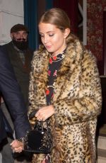 MILLIE MACKINTOSH and Hugo Taylor Leaves Albert