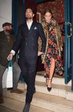 MILLIE MACKINTOSH and Hugo Taylor Leaves Albert