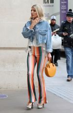 MOLLIE KING Arrives at BBC Radio 1 in London 02/24/2018