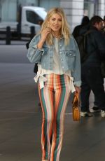 MOLLIE KING Arrives at BBC Radio 1 in London 02/24/2018