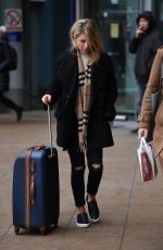 MOLLIE KING Arrives at Piccadilly Station in Manchester 02/08/2018