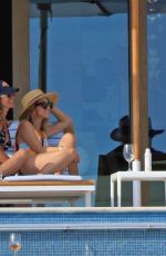 MOLLY SIMS in Swimsuit at a Pool in Cabo San Lucas 02/17/2018