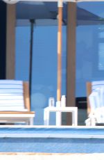 MOLLY SIMS in Swimsuit at a Pool in Cabo San Lucas 02/17/2018