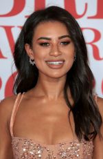MONTANA BROWN at Brit Awards 2018 in London 02/21/2018
