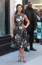 MORENA BACCARIN Arrives at AOL Build Series in New York 02/27/2017