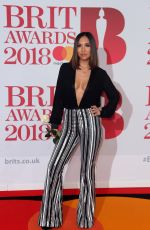 MYLEENE KLASS at Brit Awards 2018 in London 02/21/2018