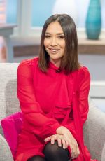 MYLEENE KLASS at Lorraine TV Show in London 02/05/2018