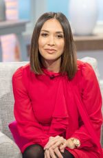 MYLEENE KLASS at Lorraine TV Show in London 02/05/2018