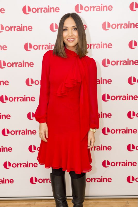 MYLEENE KLASS at Lorraine TV Show in London 02/05/2018