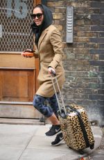 MYLEENE KLASS Leaves Good Vibes Studios in London 02/07/2018