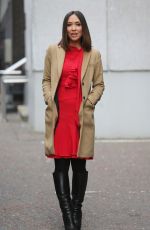 MYLEENE KLASS Leaves ITV Studios in London 02/05/2017