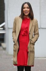 MYLEENE KLASS Leaves ITV Studios in London 02/05/2017