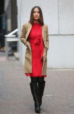 MYLEENE KLASS Leaves ITV Studios in London 02/05/2017