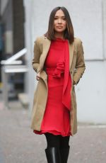 MYLEENE KLASS Leaves ITV Studios in London 02/05/2017
