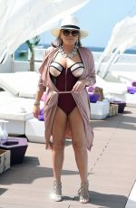NADIA ESSEX in Swimsuit at a Pool Party in Cape Verde 02/01/2018