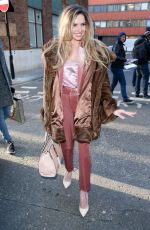 NADINE COYLE Arrivres at AOL Building in London 02/07/2018